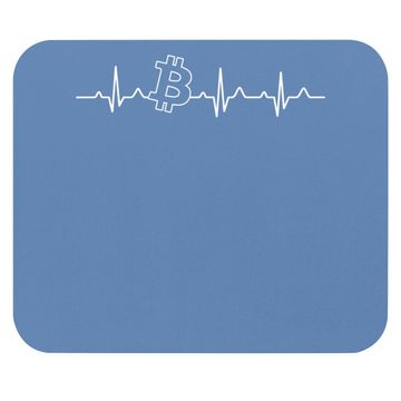 Discover Bitcoin Heartbeat Blockchain Digital Currency Funny Mouse Pad