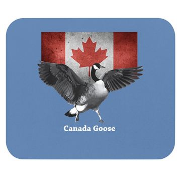 Discover Proud Canadian Flag Canada Goose Mouse Pad