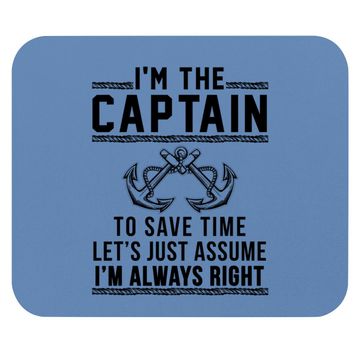 Discover Captain Of The Boat - Mouse Pad Mouse Pad