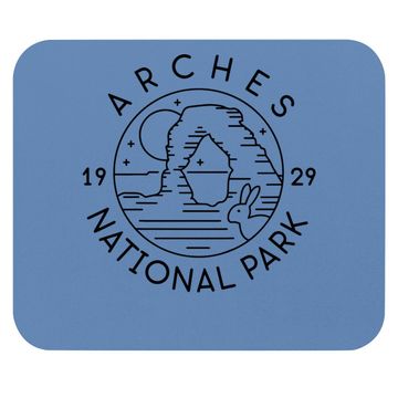 Discover Arches National Park 1929 Moab Utah Mouse Pad
