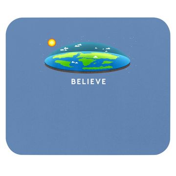Discover Flat Earth Believe Mouse Pad