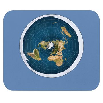 Discover Map Of The Flat Earth Mouse Pad