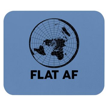 Discover Flat Earther Mouse Pad Conspiracy Theory Society Af World Gift
