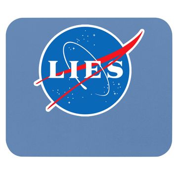 Discover Nasa Lies Flat Earth Mouse Pad