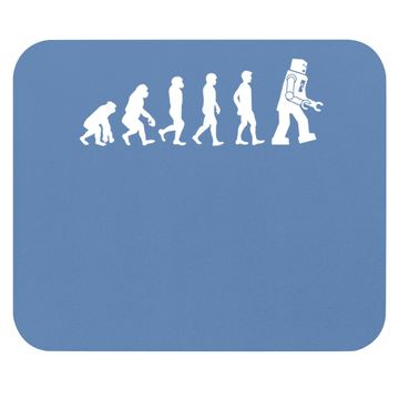 Discover Funny Mouse Pad - Ape, Monkey, Man To Robot Evolution Mouse Pad