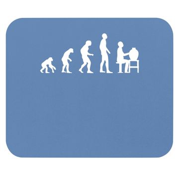 Discover Pottery Evolution Funny Ceramic Artist Gift Mouse Pad