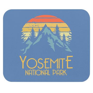 Discover Vintage Yosemite National Park California Mouse Pad