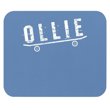 Discover Skateboarder Ollie Skateboard Mouse Pad