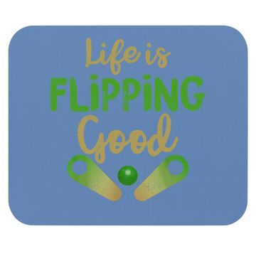 Discover Classic Retro Pinball Mouse Pad - Life Is Flipping Good Gift Mouse Pad