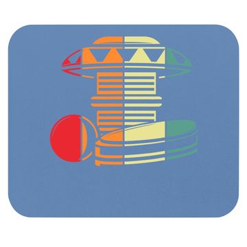 Discover Pinball Retro Vintage Arcade Game Machine Lover Gift Mouse Pad