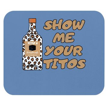 Discover Vintage Drinking Mouse Pad Show Me Your Tito's Funny Vodka Lover Mouse Pad
