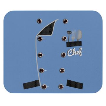 Discover Chef Tuniform Jacket Faux Funny Cook Mouse Pad For Cooking