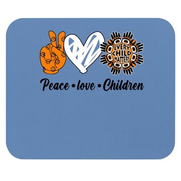 Discover Every Child Matters Mouse Pad Peace Love Children
