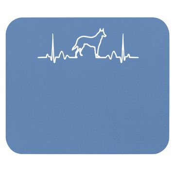 Discover Funny Dog Heartbeat Mouse Pad
