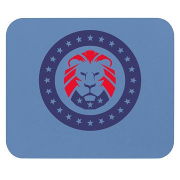 Discover Conservative Lion Patriotic Mouse Pad