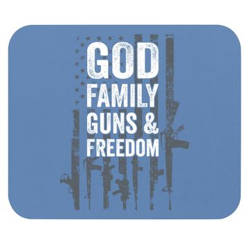 Discover Conservative God Family Guns & Freedom Mouse Pad