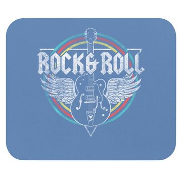 Discover Rock & Roll Guitar Wings Music Mouse Pad