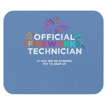 Discover  Fireworks Technician Mouse Pad Mouse Pad