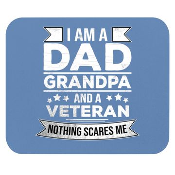 Discover I Am A Dad Grandpa And Veteran Mouse Pad