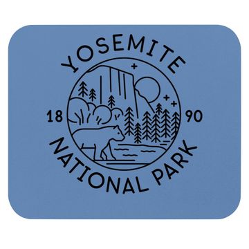 Discover Yosemite National Park 1890 California Mouse Pad