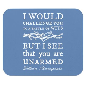 Discover A Sarcastic William Shakespeare Quote Tmouse Pad