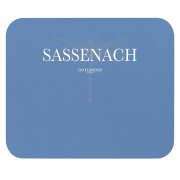 Discover Outlander Sassenach Dragon Fly Line Art Mouse Pad