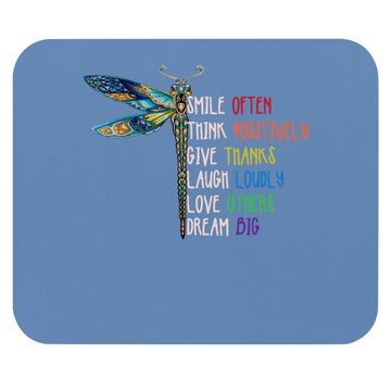 Discover Motivation Inspiration Cute Dragonfly Mouse Pad