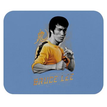 Discover Bruce Lee Quote Yellow Dragon Mouse Pad