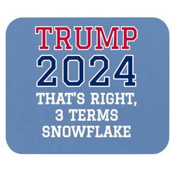 Discover Trump Snowflake Red White & Blue Mouse Pad