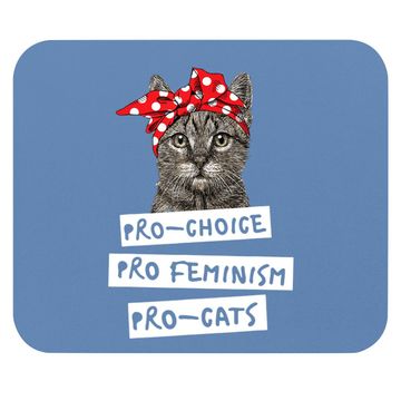 Discover Pro Choice Pro Feminism Pro Cats Mouse Pad