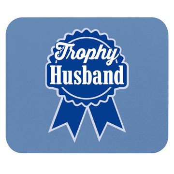 Discover Trophy Husband Retro Ribbon Style Mouse Pad