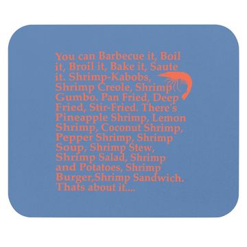 Discover Nirvan Forrest Gump L Forrest Gump Shrimp Quote Mouse Pad