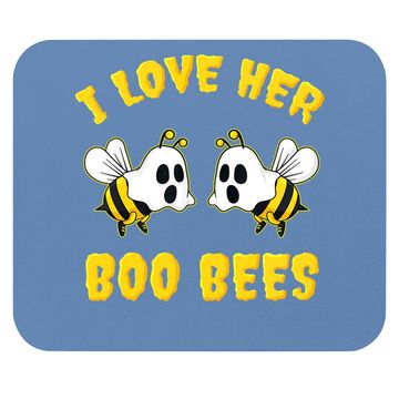 Discover I Love Her Boo Bees Mouse Pad