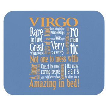 Discover Not One To Mess With Amazing In Bed Virgo Mouse Pad