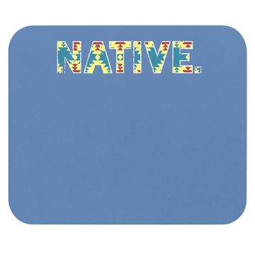 Discover Native America Native American Indigenous Distressed Mouse Pad