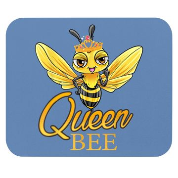 Discover Queen Bee Crown Cute Honey Bee Hive Gift Beekeeping Mouse Pad