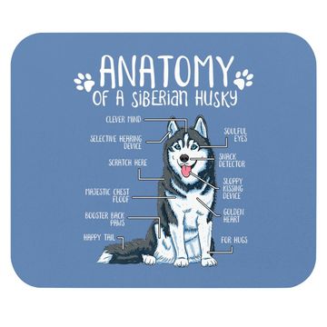 Discover Anatomy Siberian Husky Dog Lover Mouse Pad