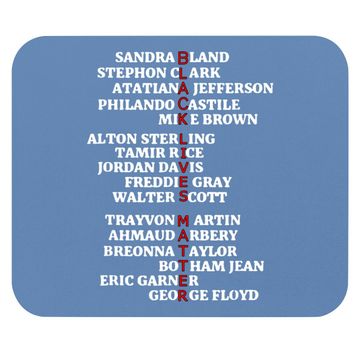 Discover Say Their Names Blm Mouse Pad