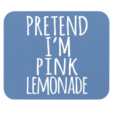 Discover Lazy Halloween Costume Pretend I'm Pink Lemonade Mouse Pad