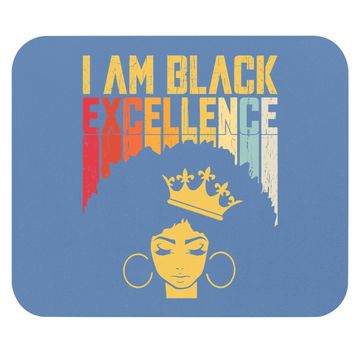 Discover Retro Vintage Black Excellence African Pride History Month Mouse Pad