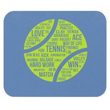 Discover Tennis Quote Mouse Pad