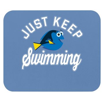 Discover Finding Dory Keep Swimming Quote Mouse Pad