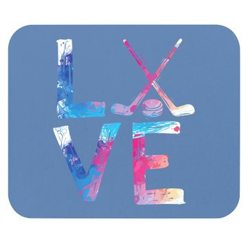 Discover Love Ice Hockey Girls Hockey Gifts Ice Hockey Mouse Pad