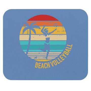 Discover Beach Volleyball Vintage Retro Mouse Pad
