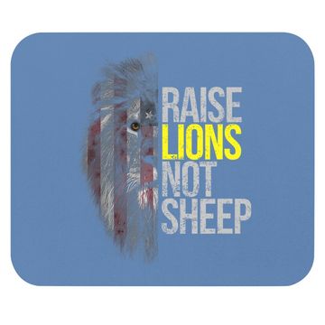 Discover Raise Lions Not Sheep Fearless Lion Mouse Pad