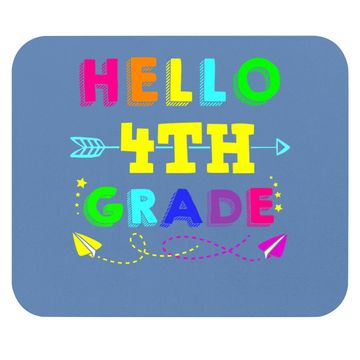Discover Hello 4th Grade Back To School Mouse Pad