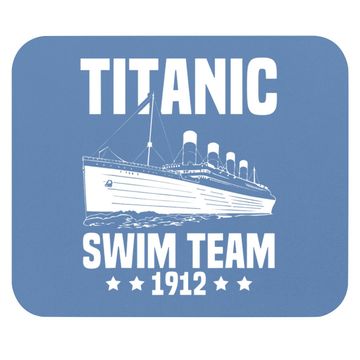 Discover Titanic Swim Team 1912 Gifts Swimming Boat Lovers Mouse Pad