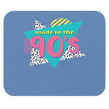 Discover Made In The 90's Retro Vintage 1990's Birthday Mouse Pad