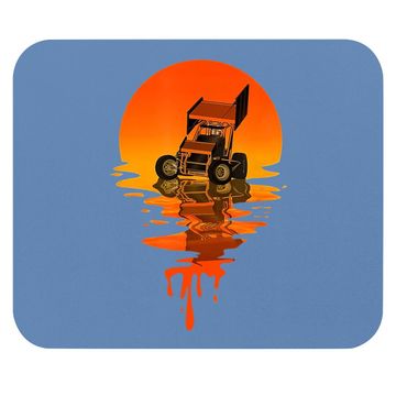 Discover Vintage Retro Style Sprint Car Racing Mouse Pad