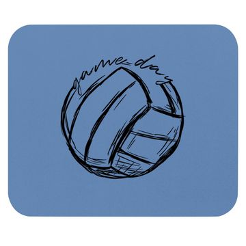 Discover Volleyball Game Day For Volleyball Lovers Mouse Pad
